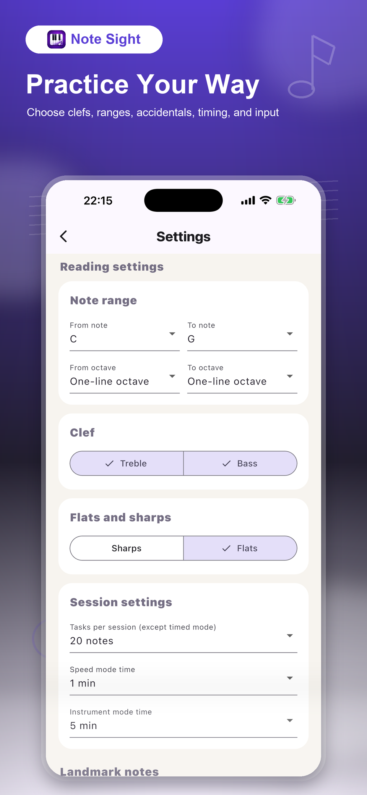 Note Sight — Note Trainer