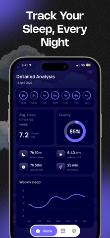 Sleeping Tracker App Screenshot 2 of 4