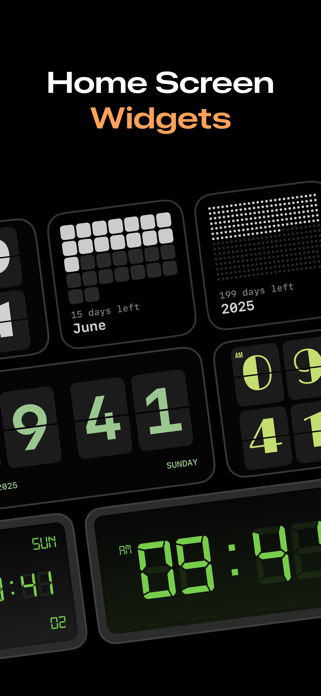 Flip Clock - Time Widget Screenshot 2 of 6