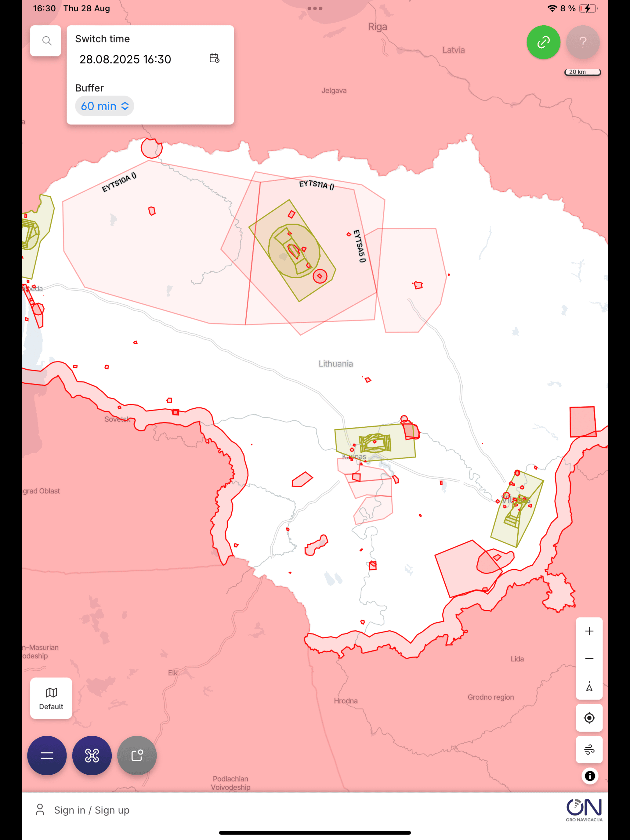 Lithuania Drone Map