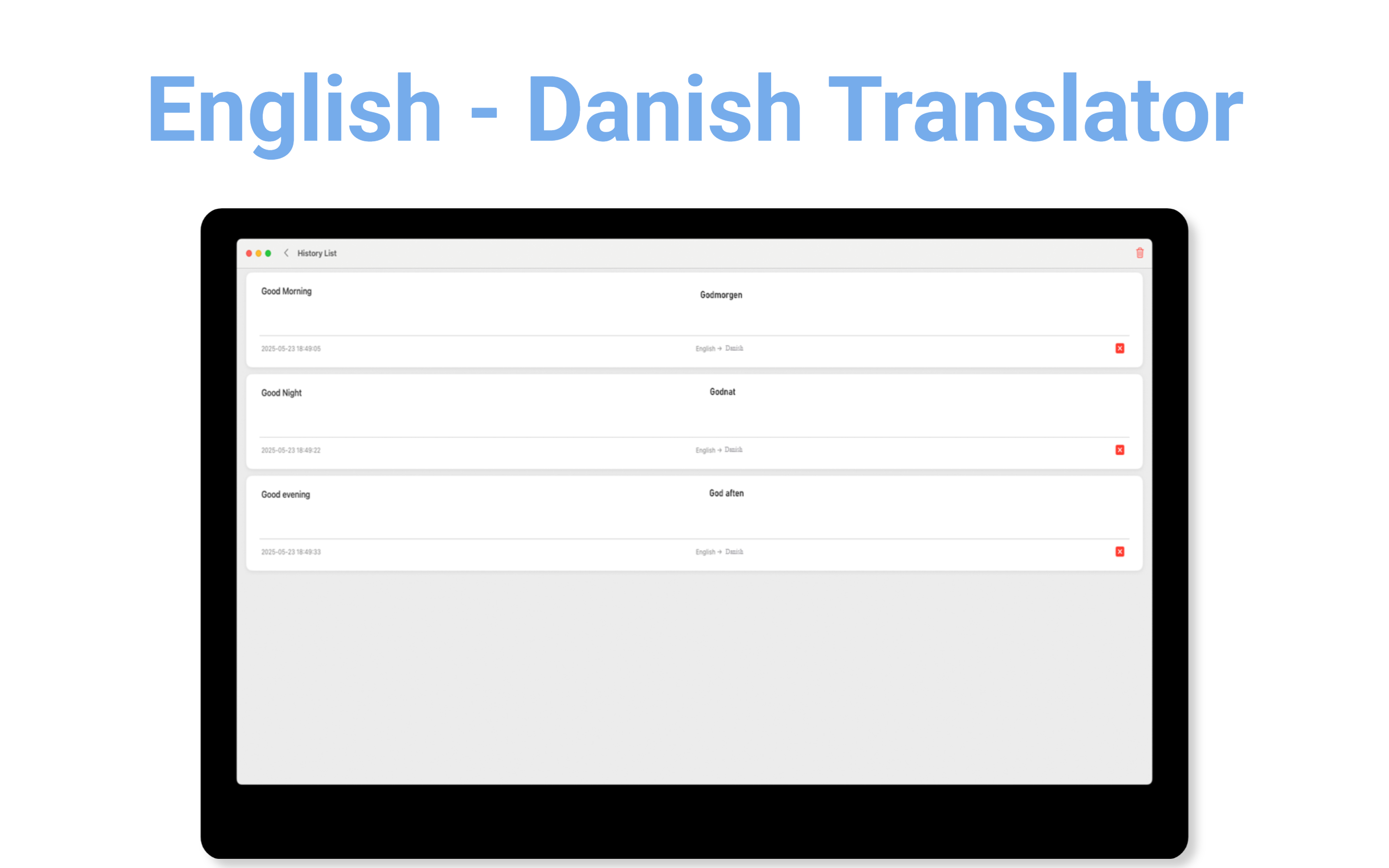 English - Danish Translator screenshot 17