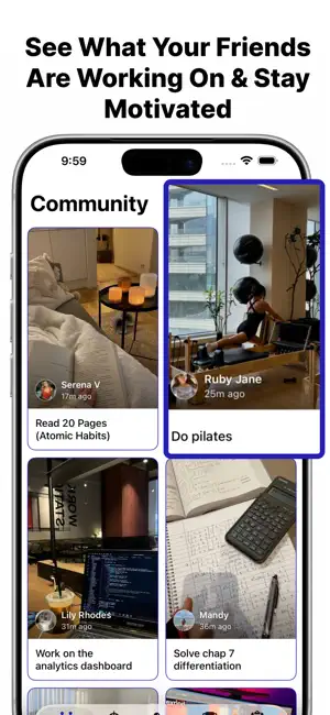 LockIn: Social Productivity screenshot 1