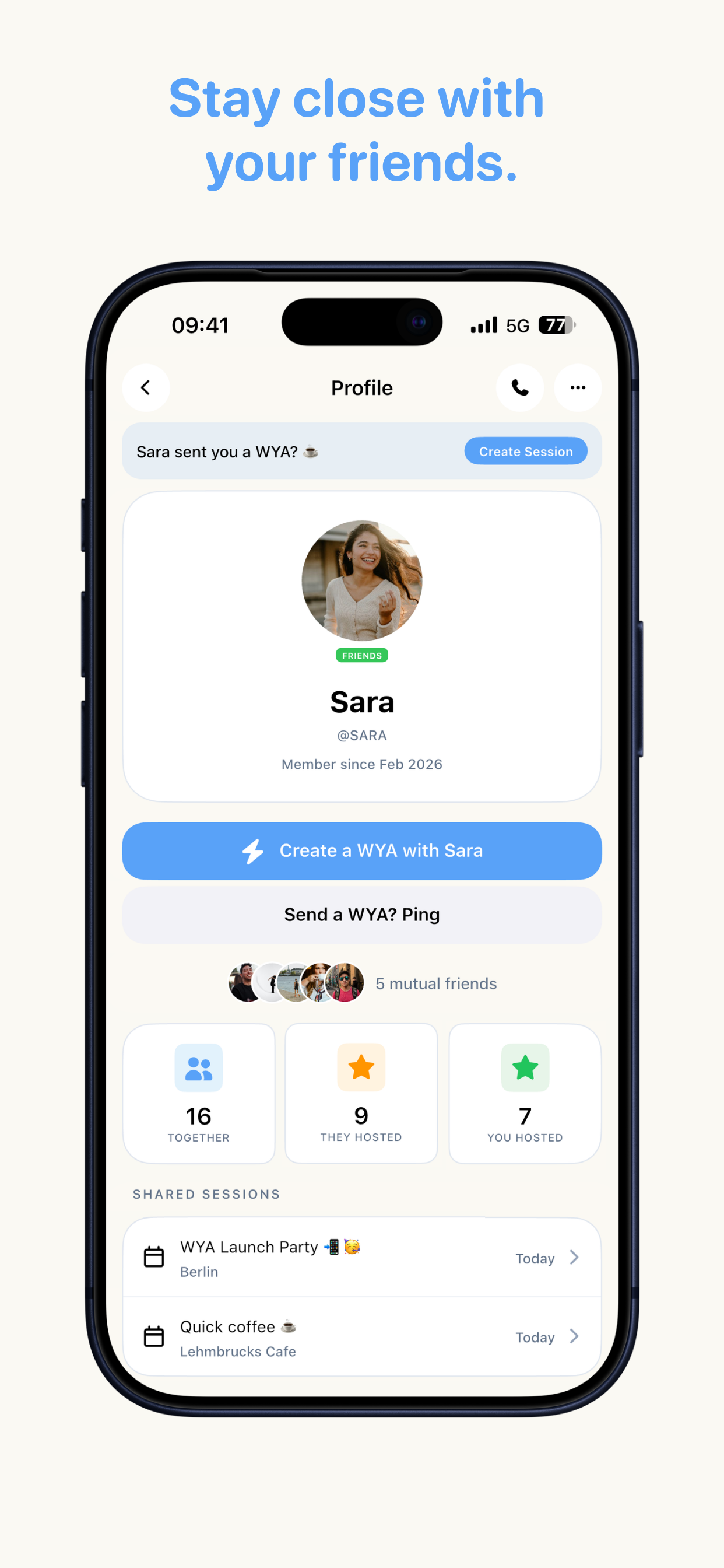 WYA Friends: Real Meetups screenshot 4