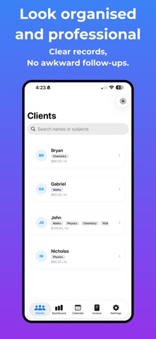 SessionFlow: Tutor Tracker screenshot
