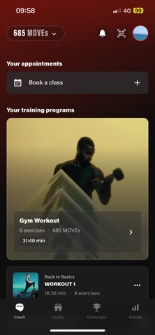 Spartan Fitness iPhone screenshot