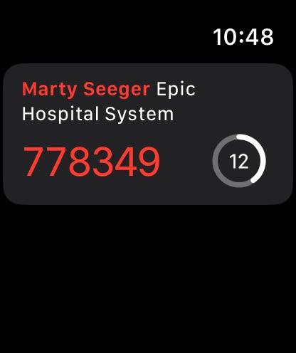 Apple Watch screenshot