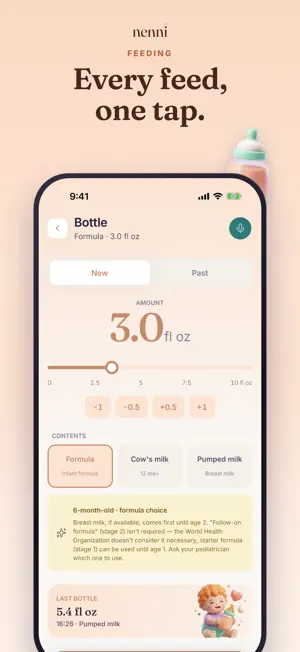 Nenni: Baby & Feeding Tracker screenshot 3