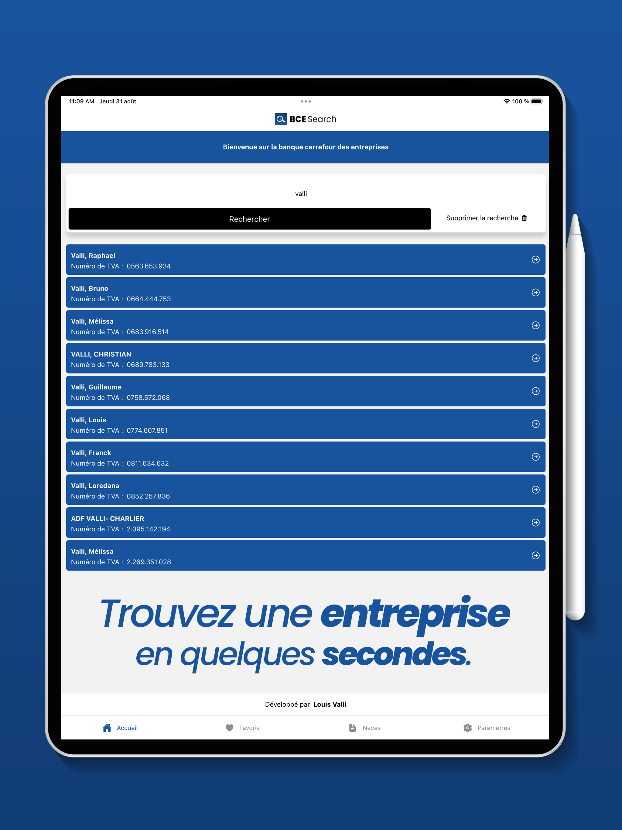 Entreprise Belge - BCE Search