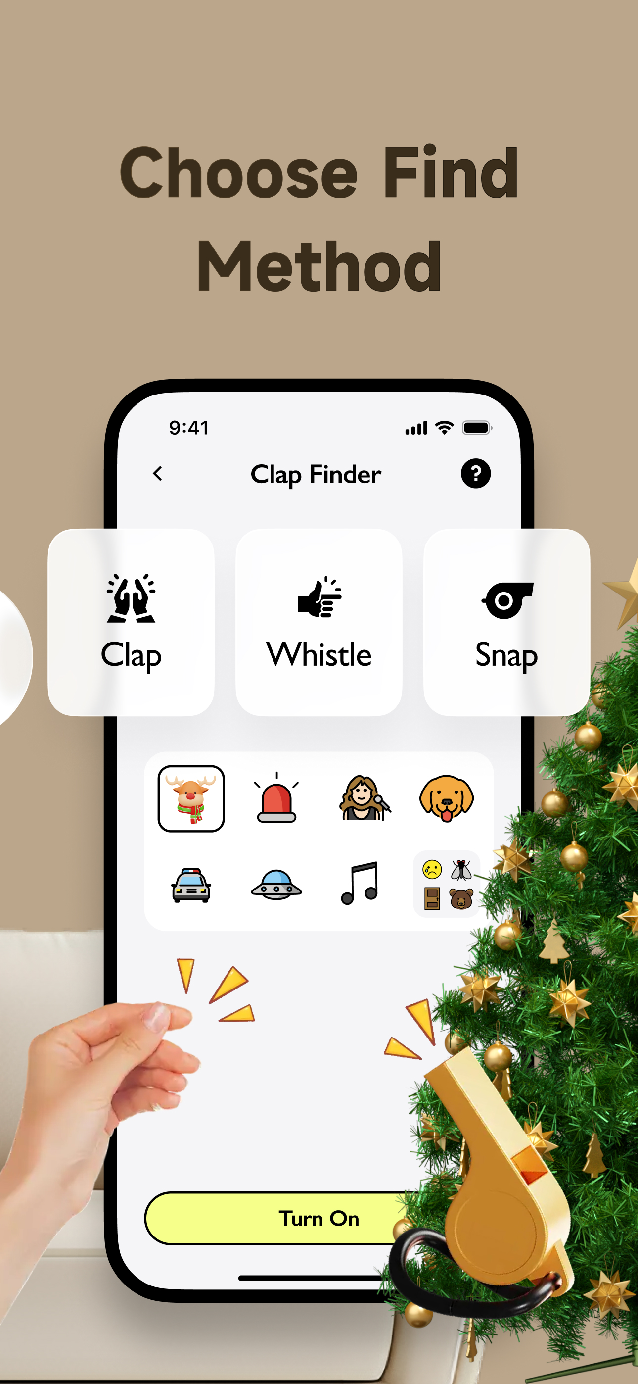 ClapPing: Find My Phone