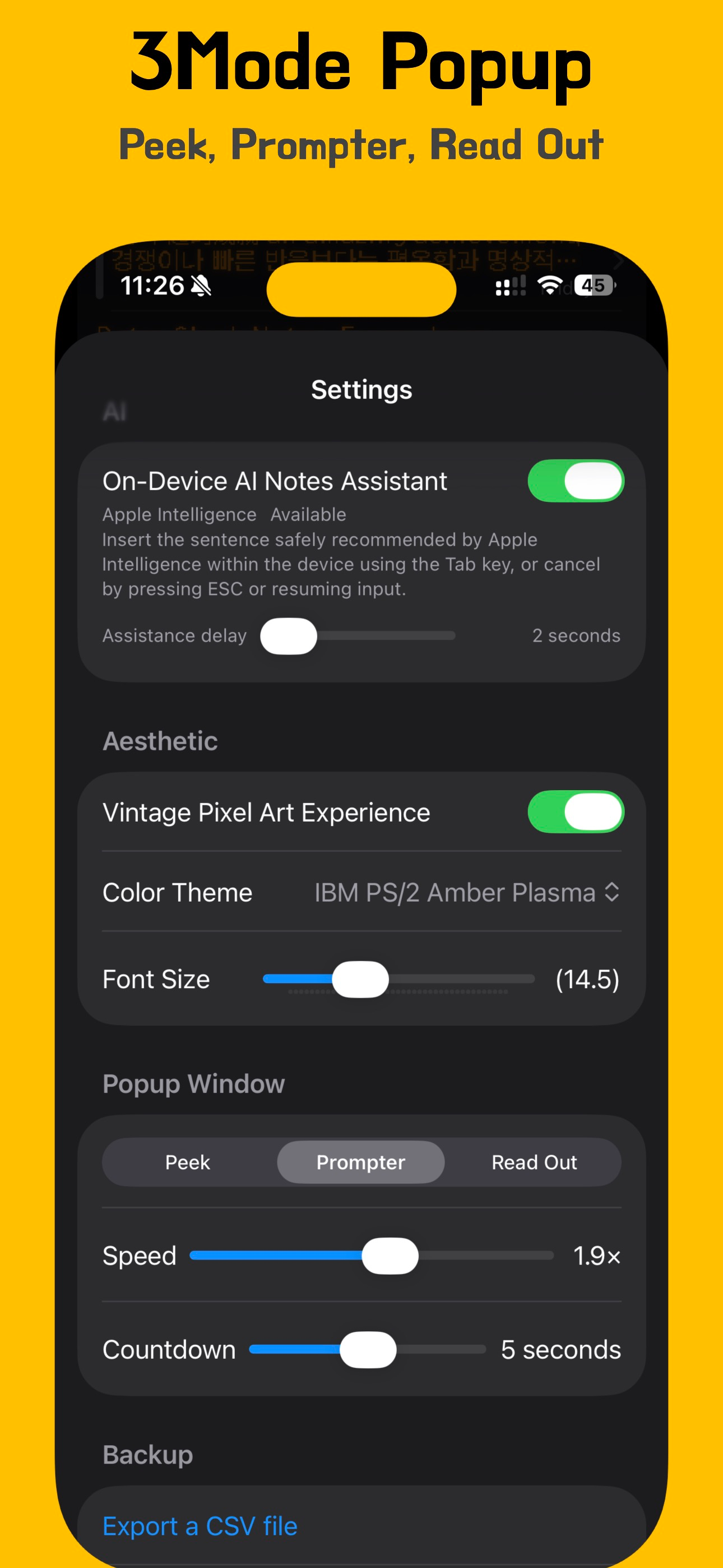 1secNote – Floating Prompter screenshot 8