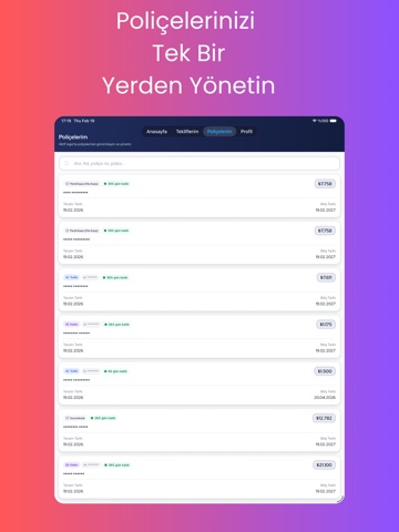 Sigortan Cebinde iPad screenshot