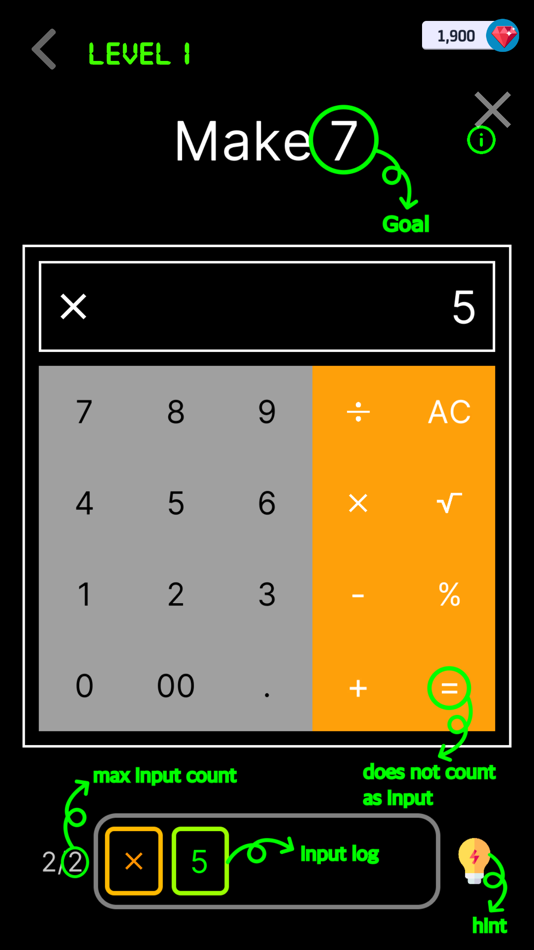 #2. The Calculator Puzzle (iOS) Podle: Sejin Park