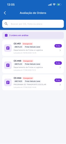 QFrotas Mobile screenshot
