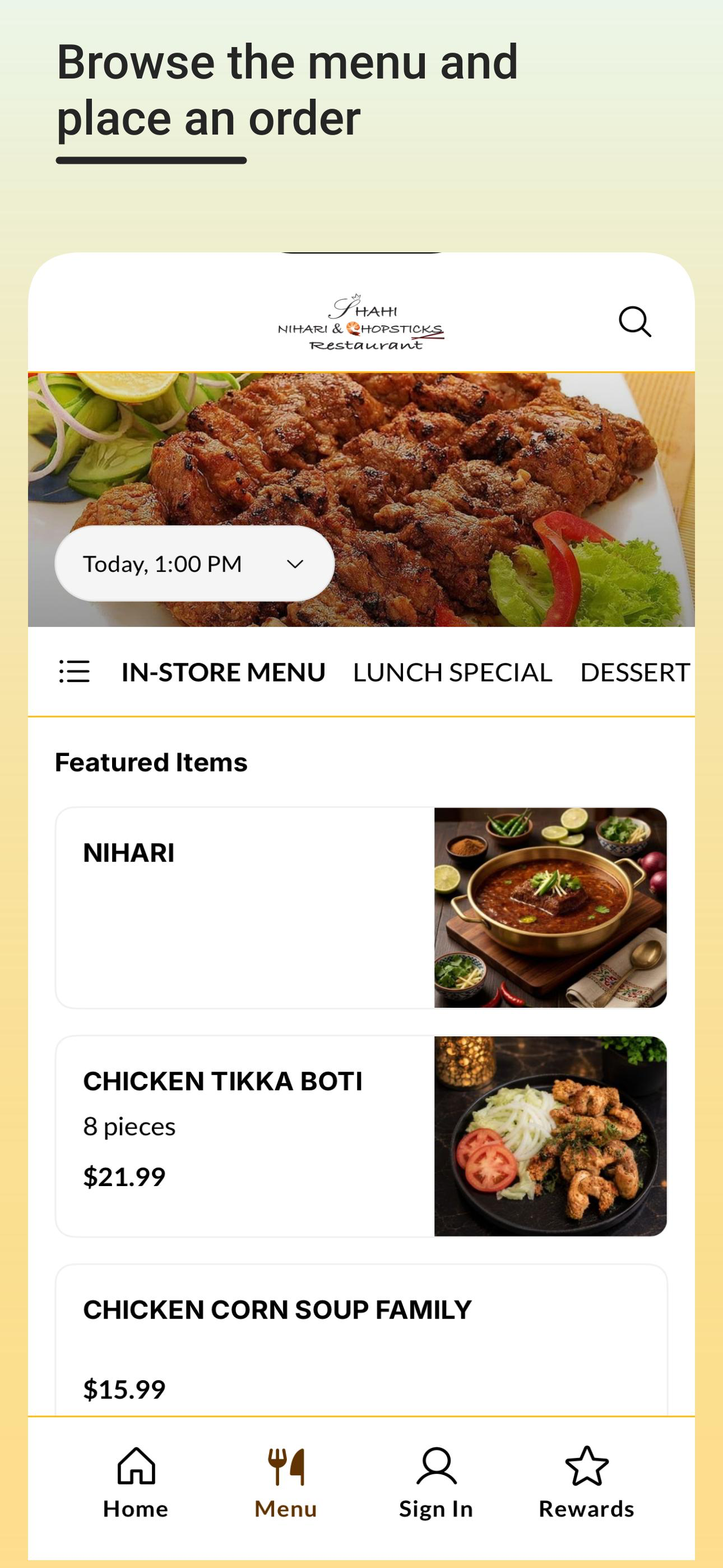 Shahi Nihari and Chopsticks screenshot 3