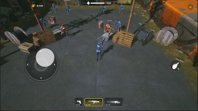 Unfair War: Zombie Robots screenshot-4