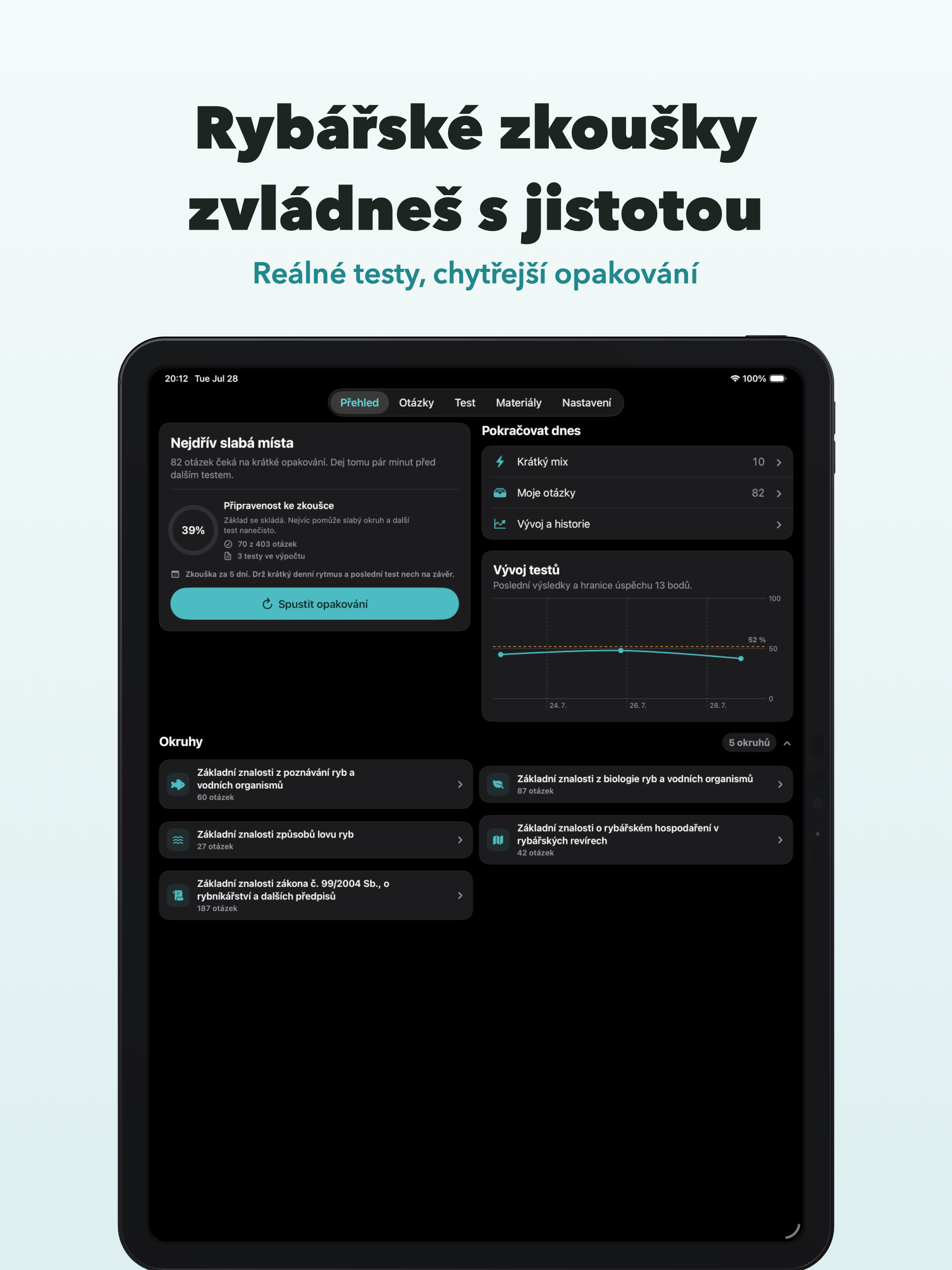Rybářské zkoušky ČR screenshot 11