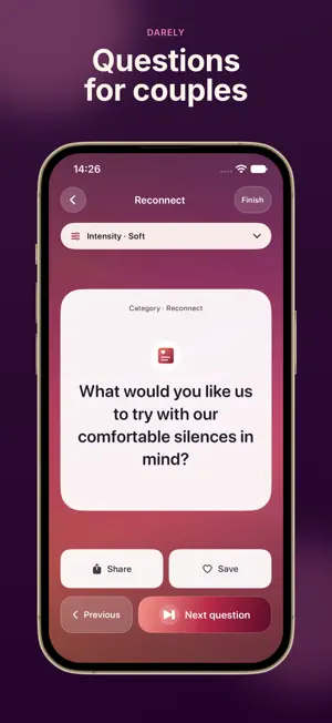 Darely: Questions for Couples screenshot 1