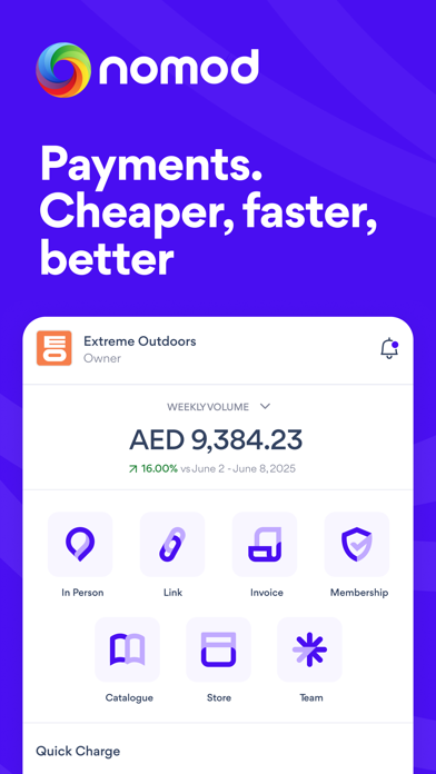 Nomod | Payment Links Screenshot