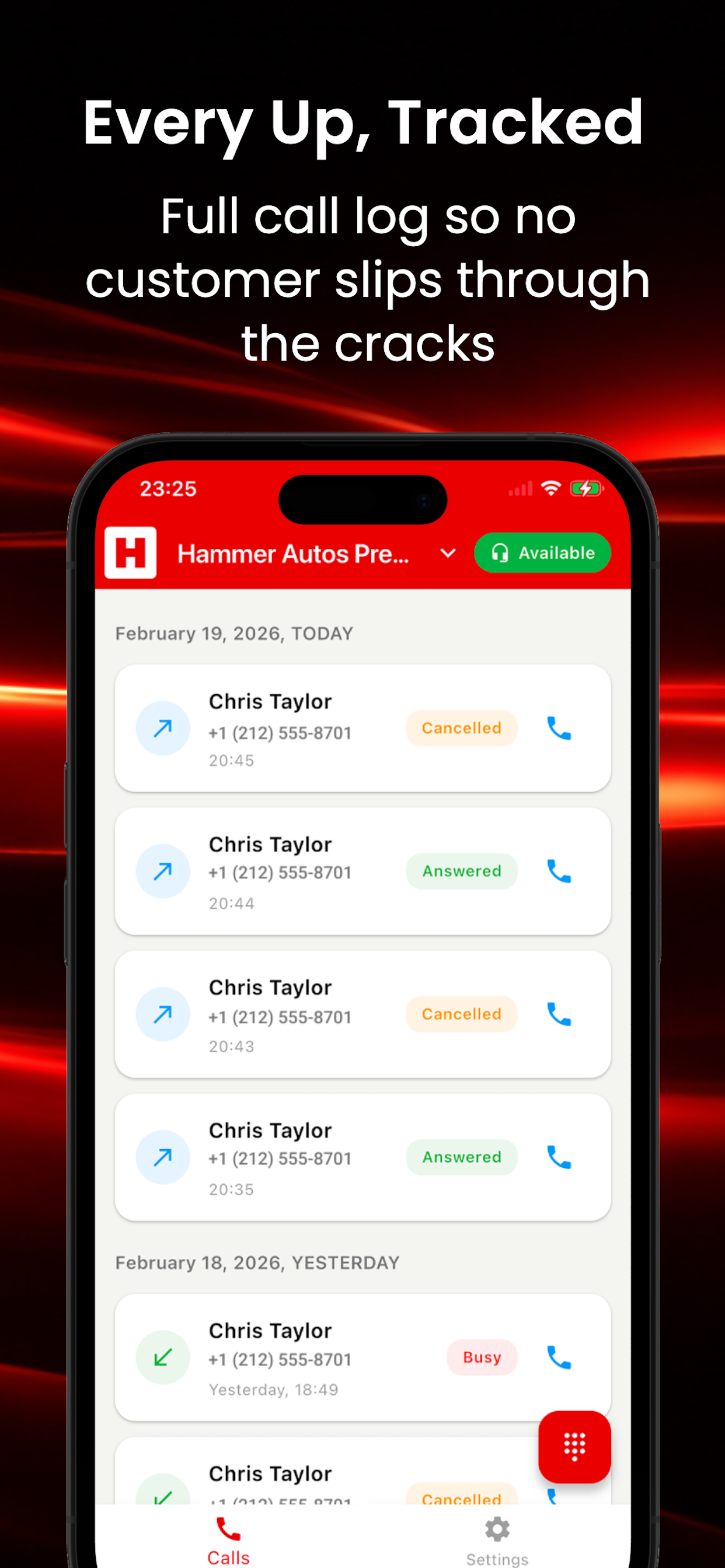 Hammer Dialer