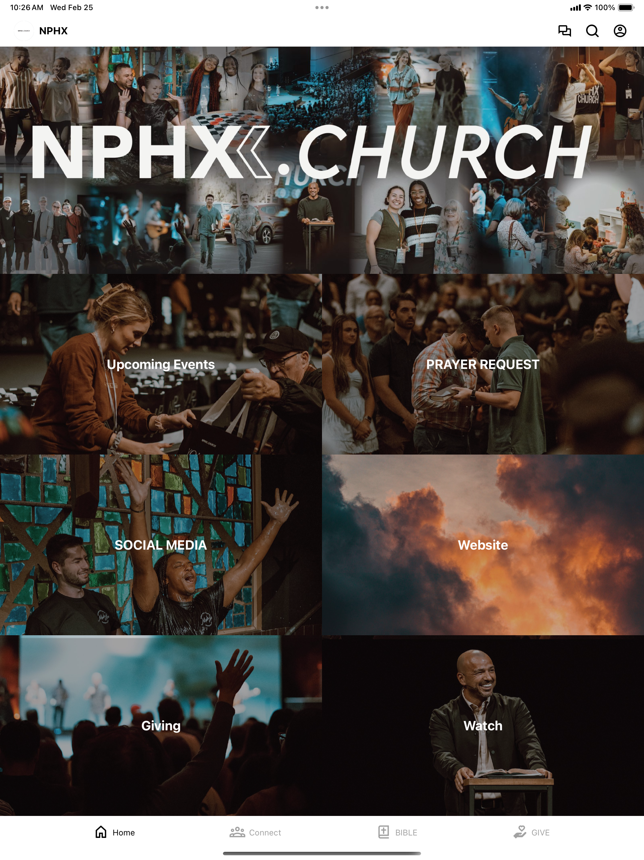 NPHX.CHURCH APP