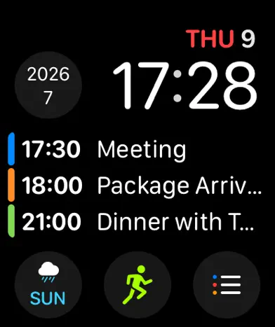 CalCs - Calendar Complications screenshot 2