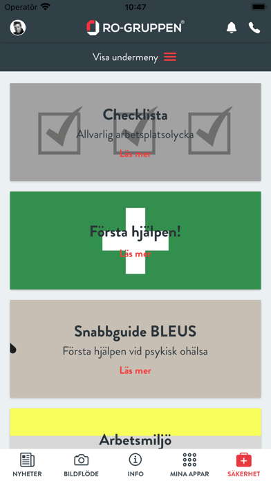 RO-Gruppen Screenshot