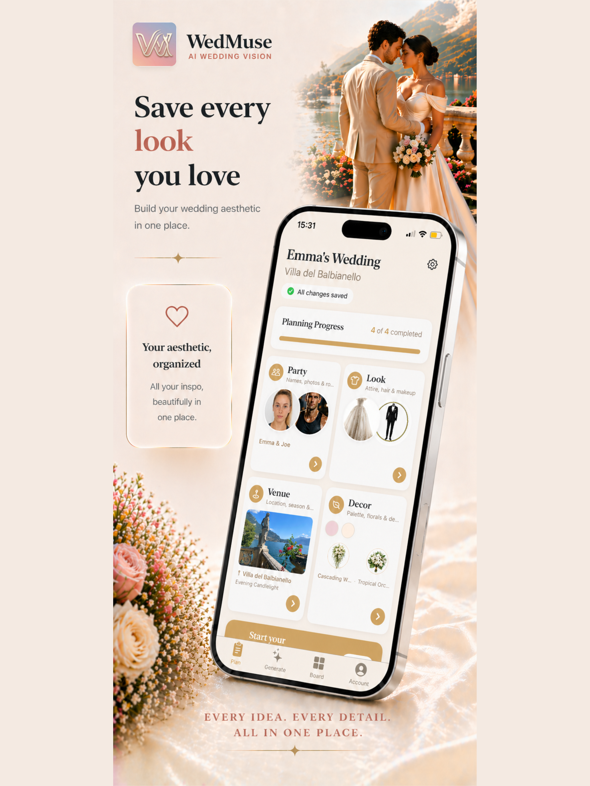WedMuse: AI Wedding Preview screenshot 8