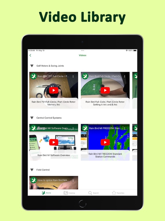 Rain Bird Resources iPad screenshot 5 - Utilities app