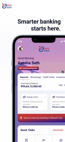 Union ease - Mobile Banking Screenshot 1 of 7