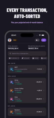 Budget Planner App - Trya screenshot
