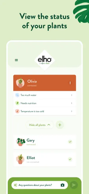 elho plant care Smart Pebble screenshot 2