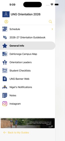 UNG Orientation Screenshot 2 of 3