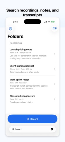 Audio Notes Organizer screenshot