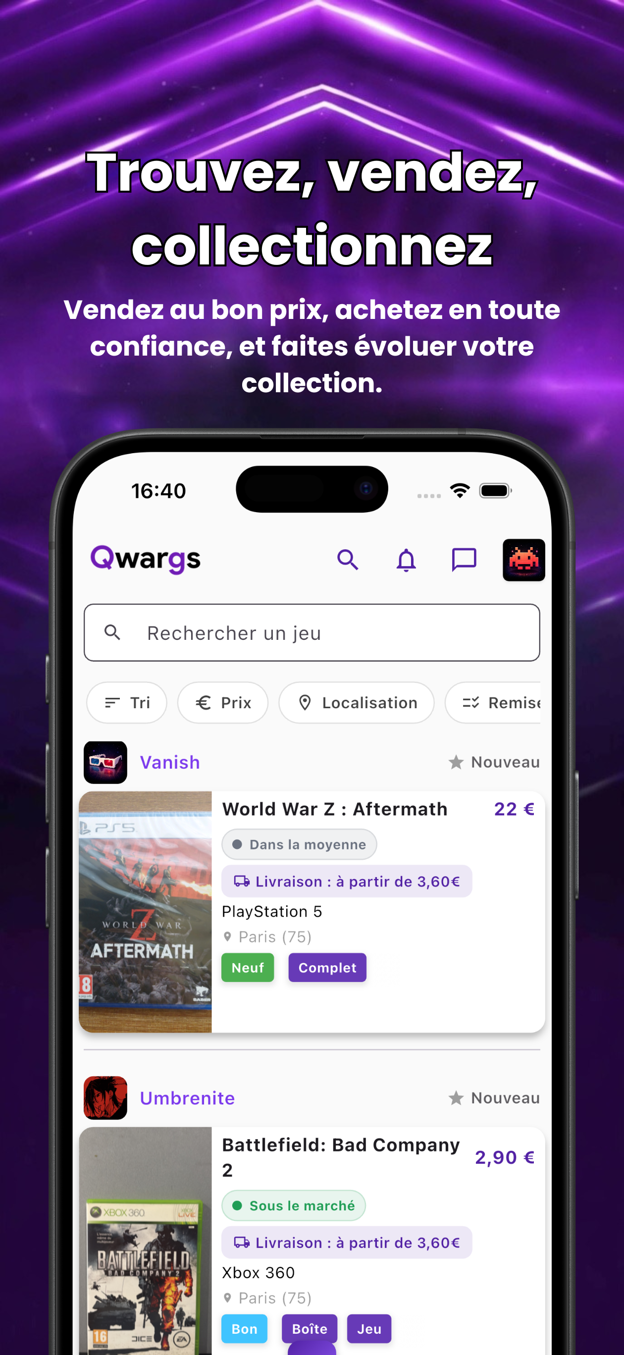 Qwargs – Jeux vidéo