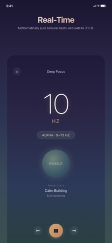 Frequency Meditation: Binaural Screenshot 2 of 6