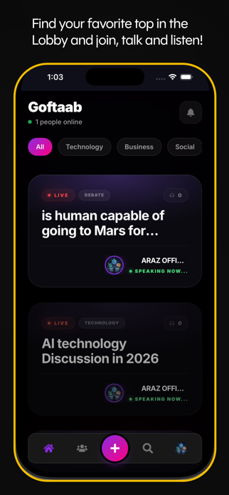 Goftaab Screenshot 1 of 3