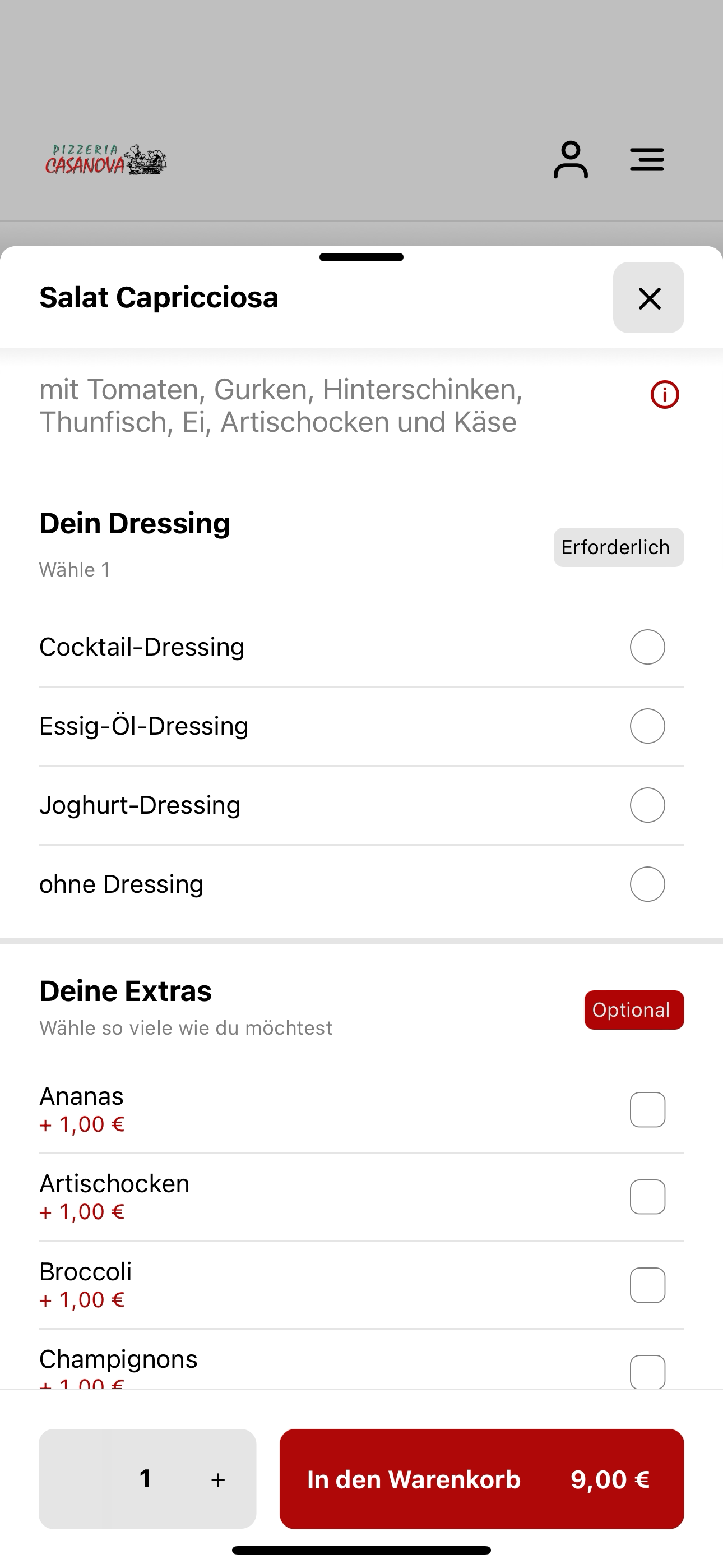 Pizzeria Casanova Ratingen