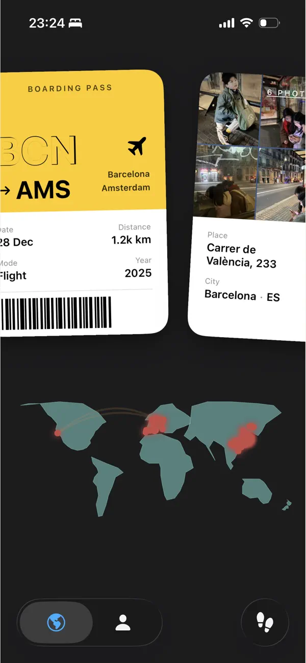 Screenshot #2 pour Mile - Suivez Vos Voyages