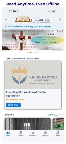 Bible Devotions- It Is Written Screenshot 8 of 10