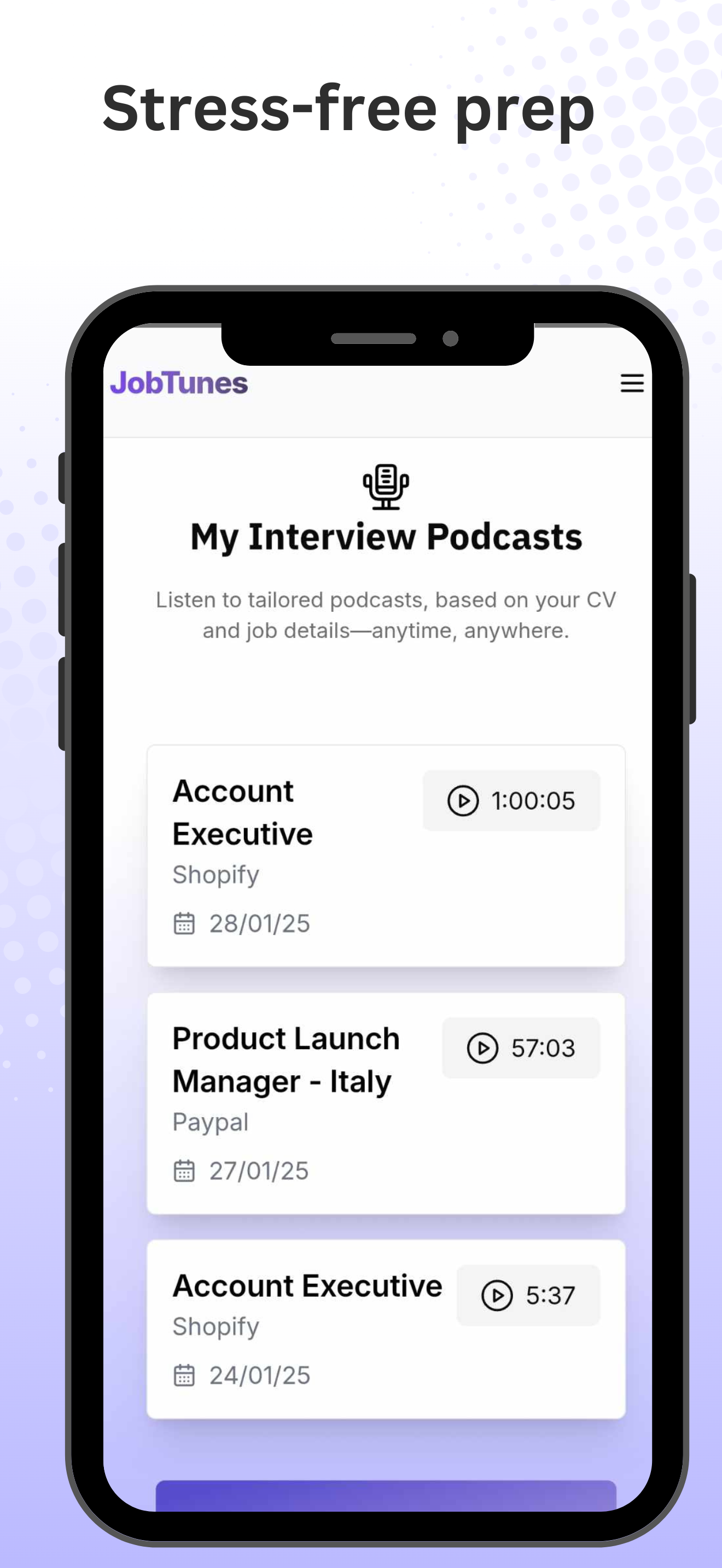 JobTunes screenshot 3