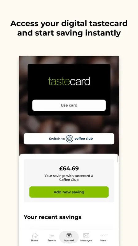 tastecard - Dining Discounts screenshot 7 of 7