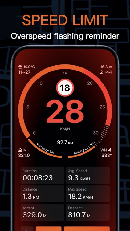 Speedometer GPS Running Track screenshot-6