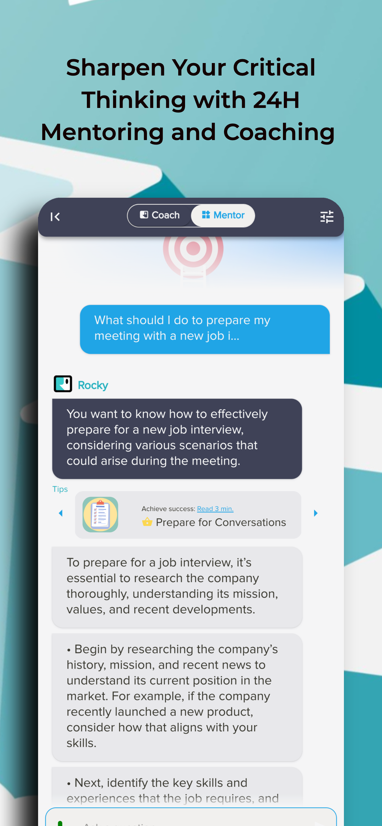 My AI Coach - Rocky screenshot 2
