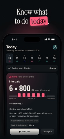 26weeks.ai: Running Coach Screenshot 2 of 9