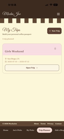 Mocha Joe iPhone screenshot