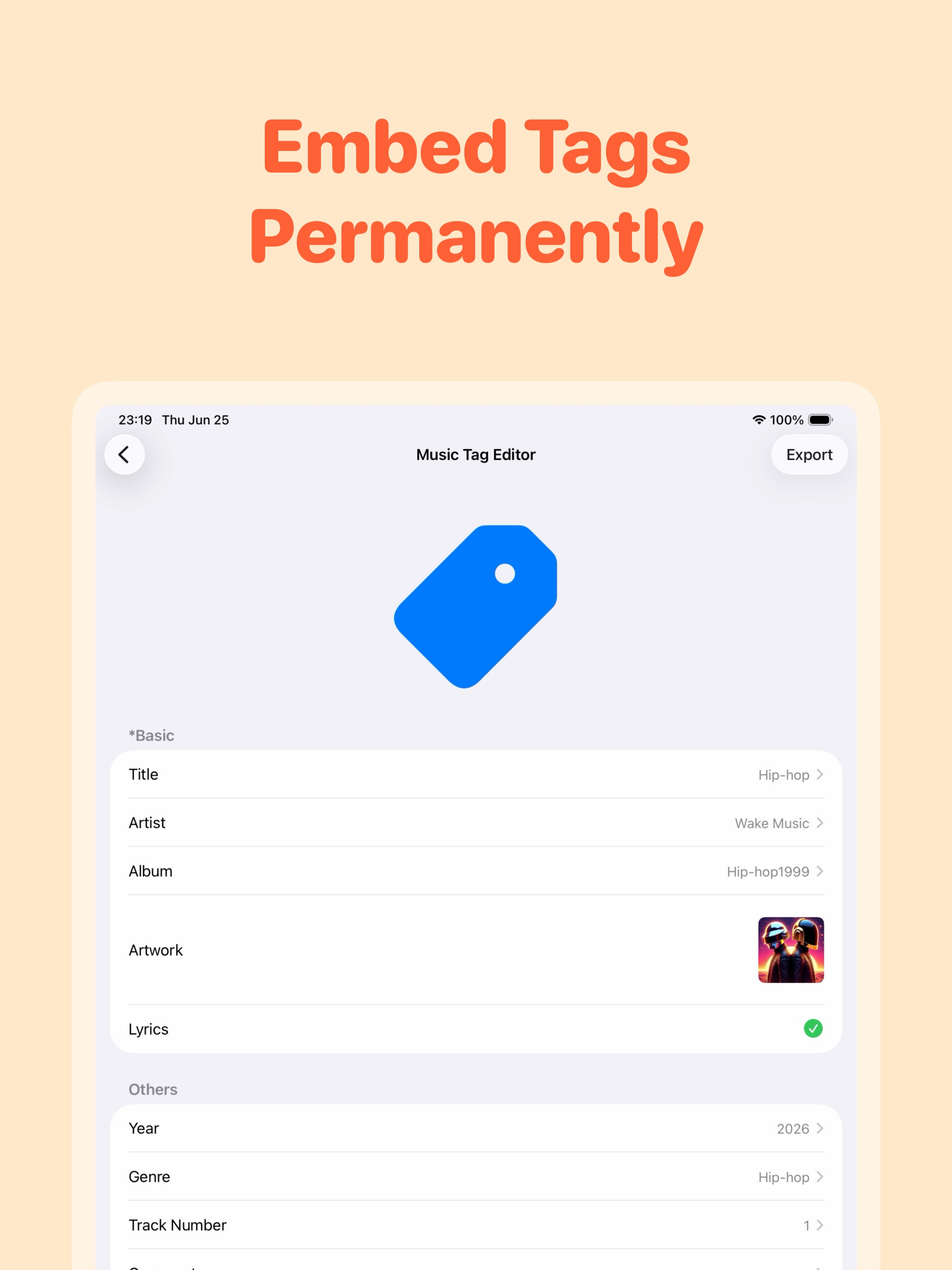 Waketag Pro: Music Tag Editor screenshot 13