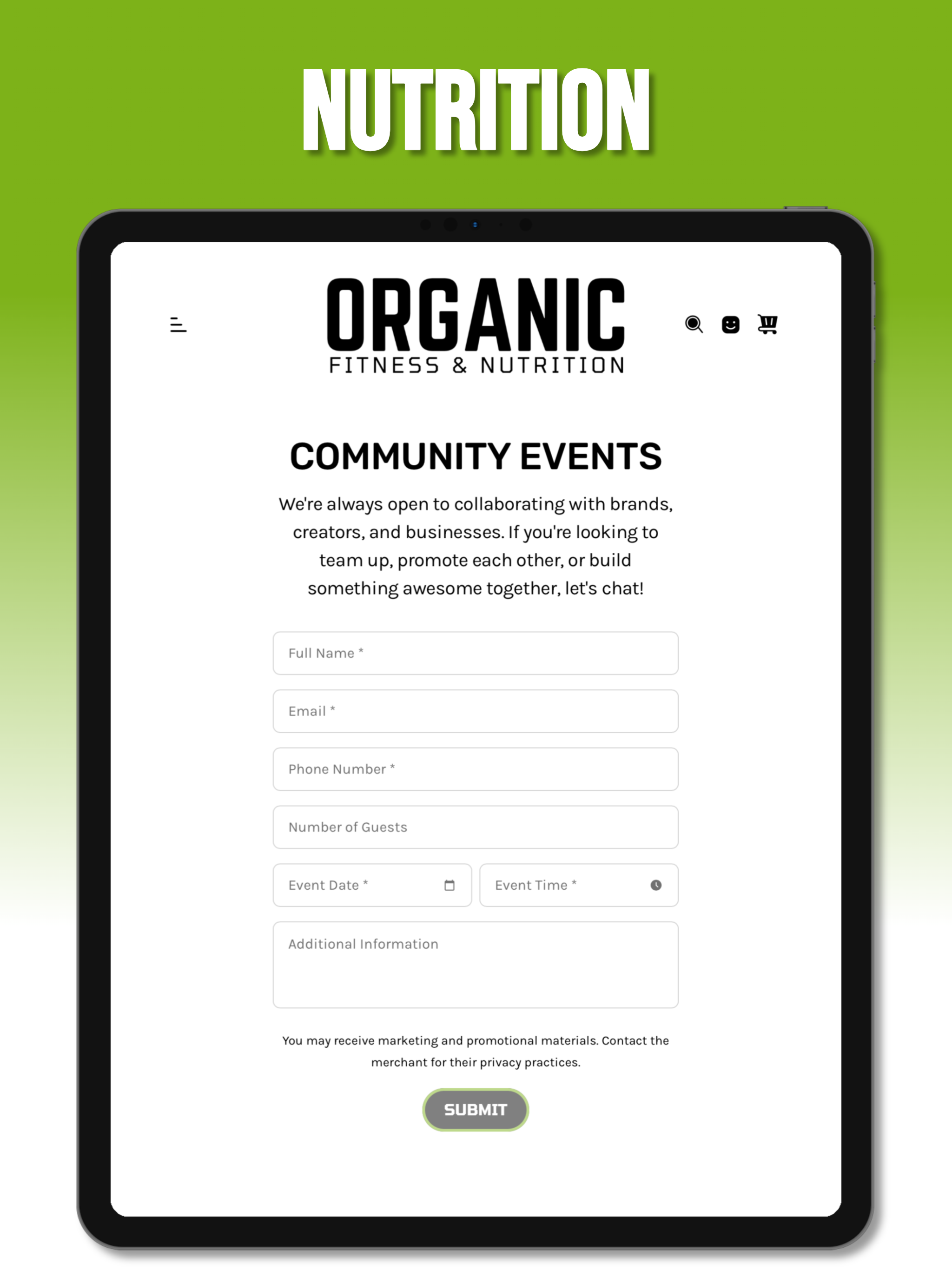 Organic Fitness & Nutrition