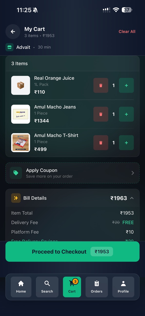 iPhone screenshot