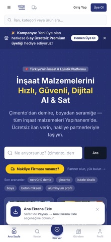 Yapıhanem iPhone screenshot