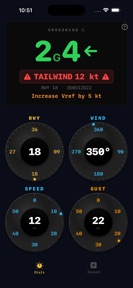 XW Calc - Crosswind Calculator screenshot